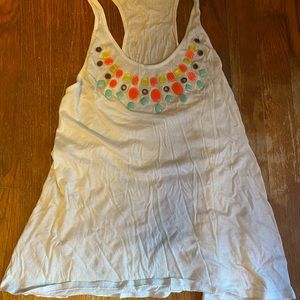 Jeweled tank top